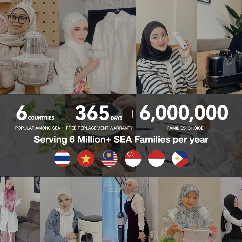 Simplus Digital Air Fryer 5L 1450W Multi-functional Digital LED Screen Touch Smart Sensing Power - Image 9