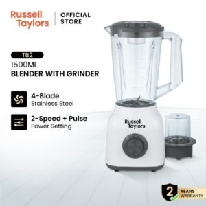 Russell Taylors Power Blender with Dry Mill (1.5L) TB2